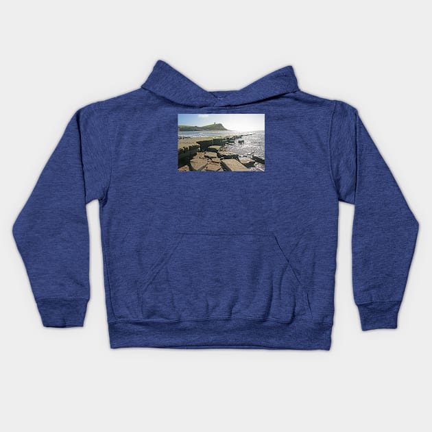 Kimmeridge Bay and Clavell Tower, March 2024 Kids Hoodie by RedHillDigital